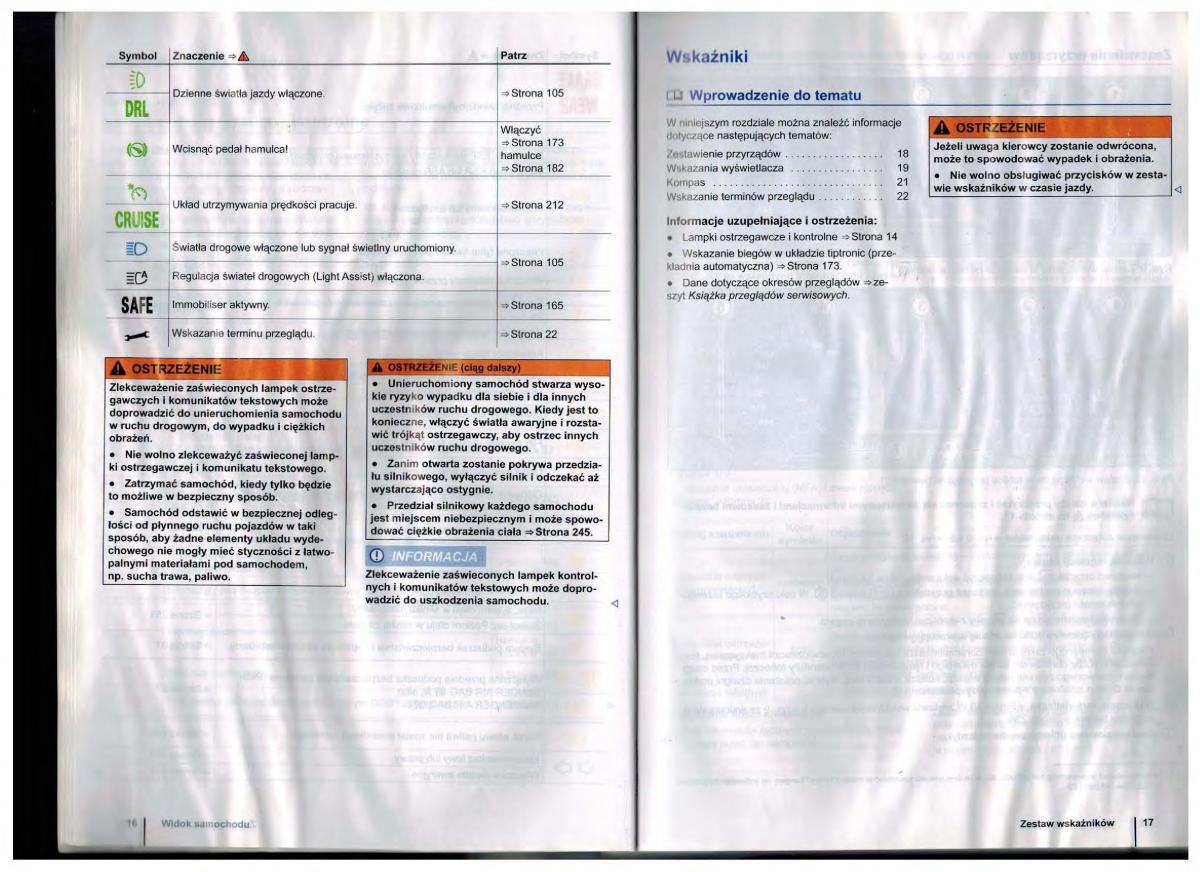 VW Golf Jetta VI 6 instrukcja obslugi / page 8