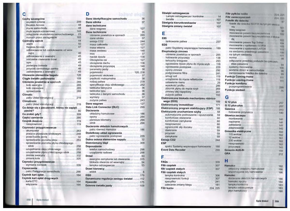 VW Golf Jetta VI 6 instrukcja obslugi / page 179