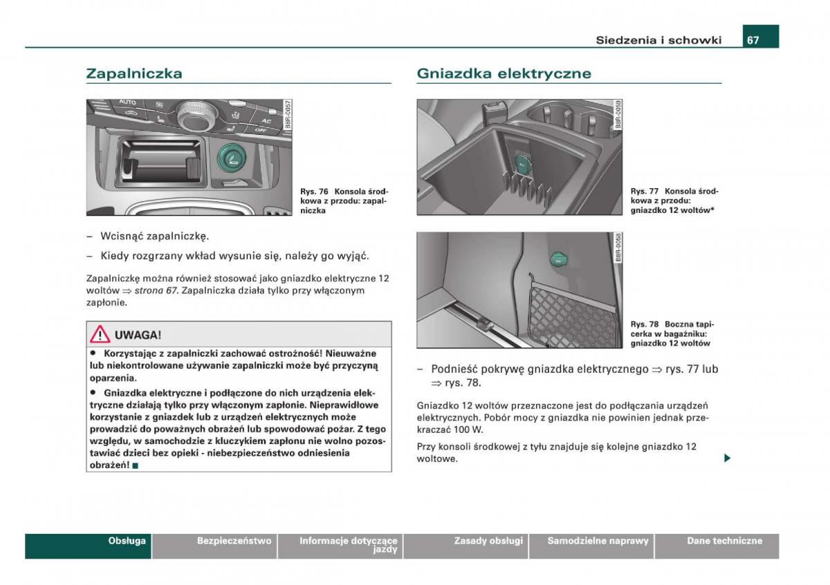 Audi Q5 instrukcja / page 69