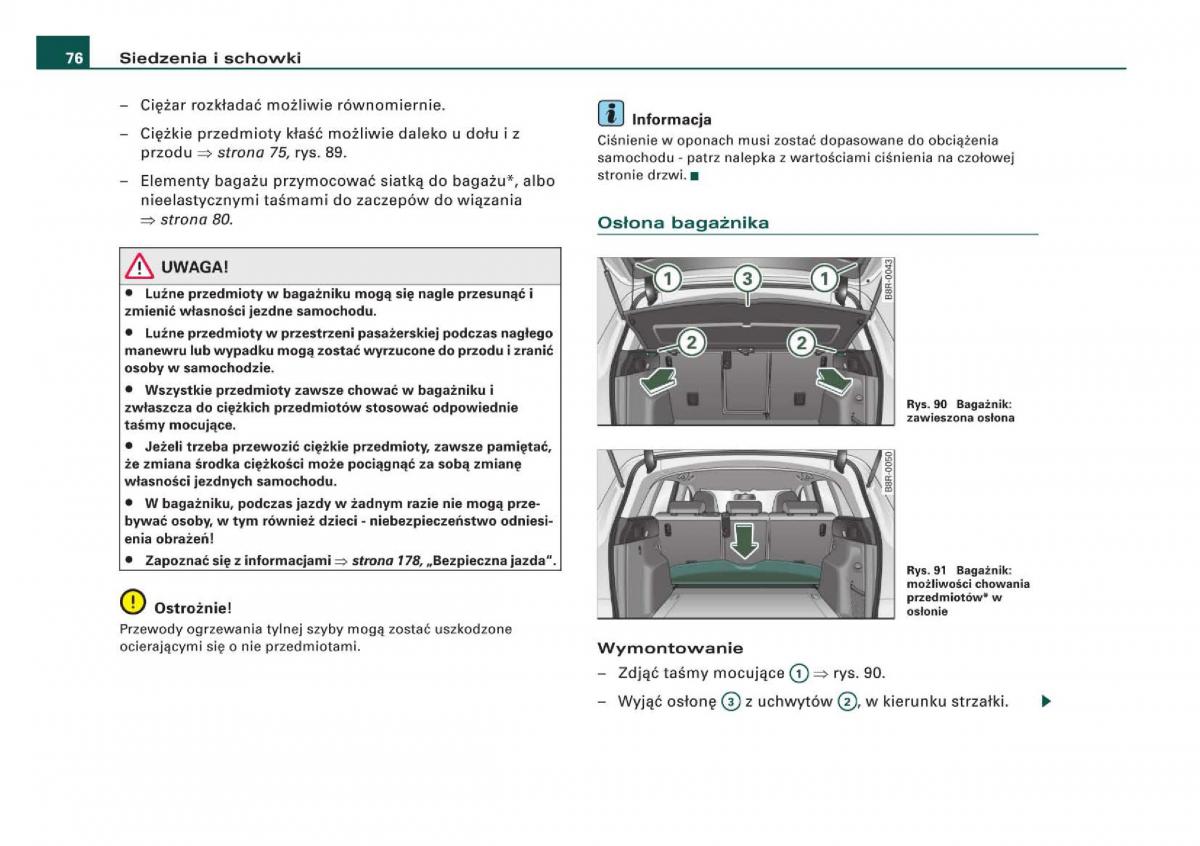 Audi Q5 instrukcja / page 78
