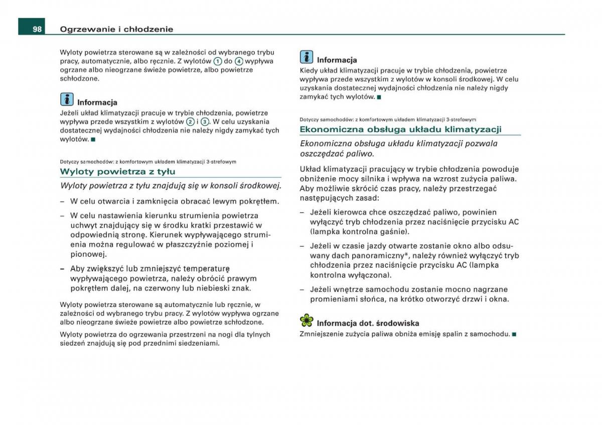 Audi Q5 instrukcja / page 100