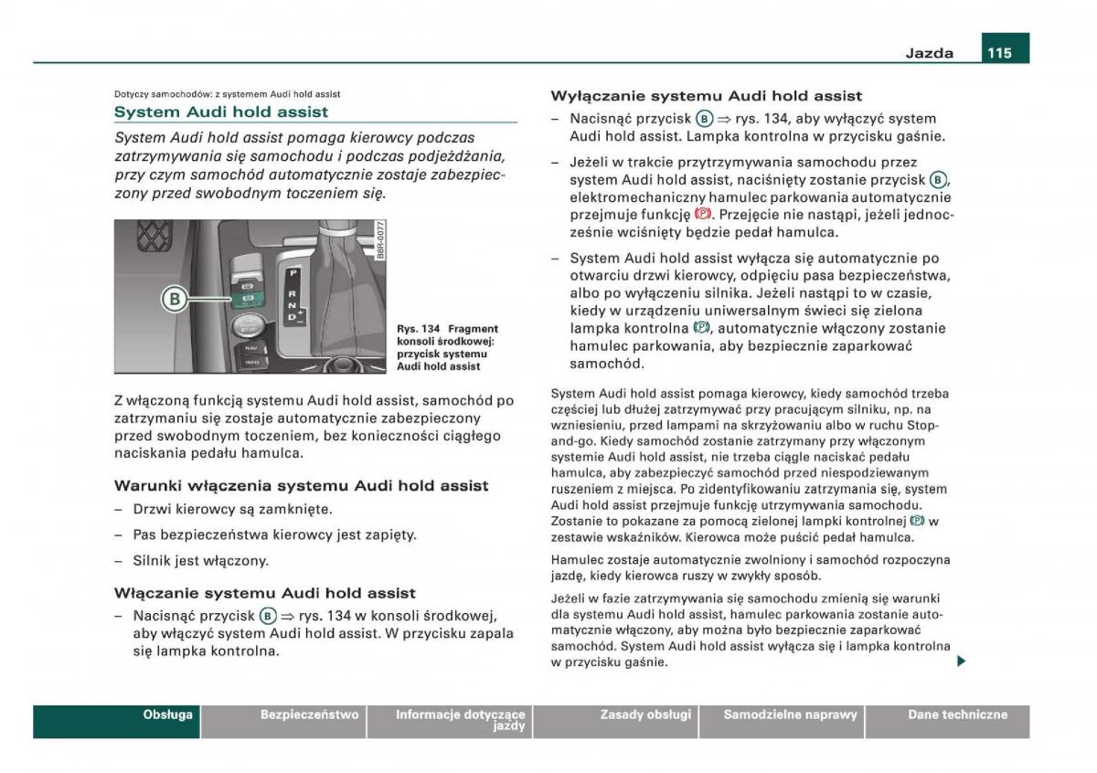 Audi Q5 instrukcja / page 117