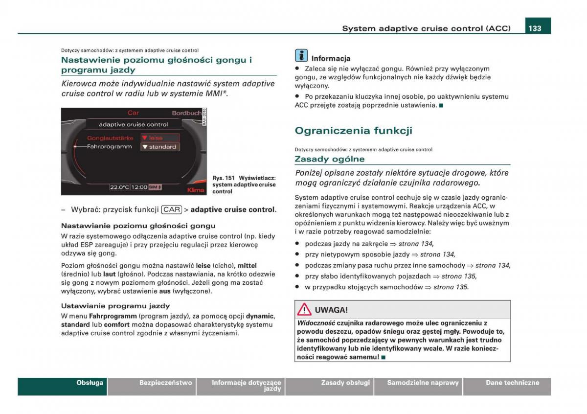 Audi Q5 instrukcja / page 135