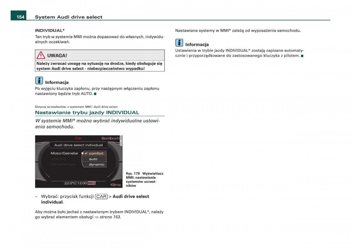 Audi Q5 instrukcja obslugi / page 156