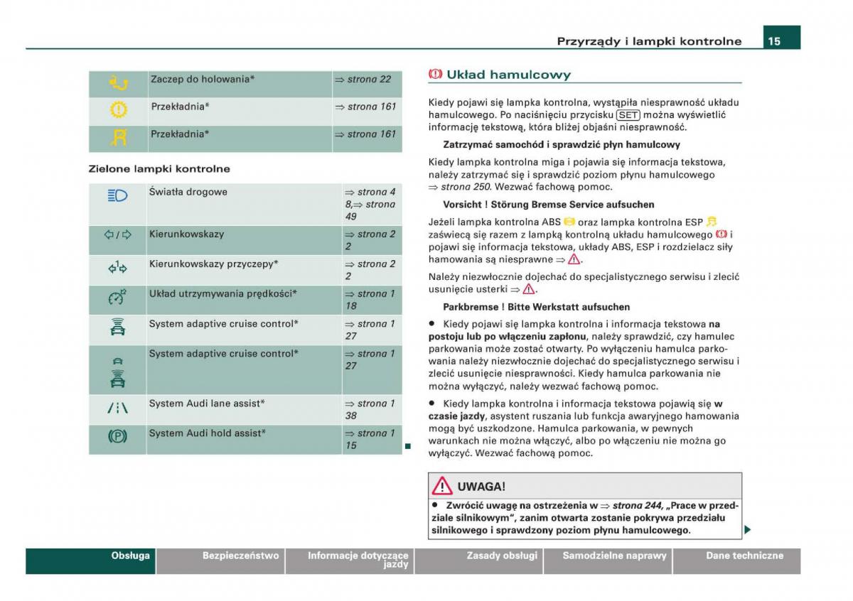 Audi Q5 instrukcja obslugi / page 17