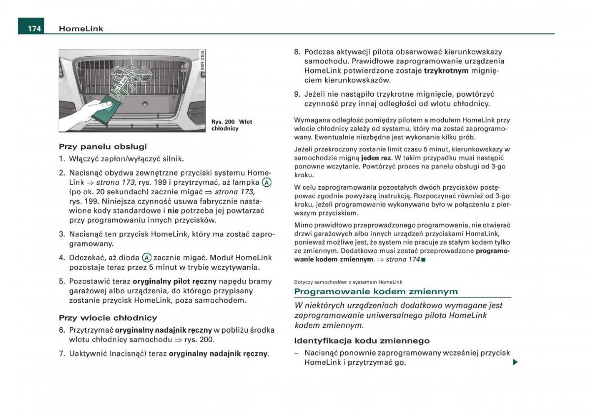 Audi Q5 instrukcja / page 176
