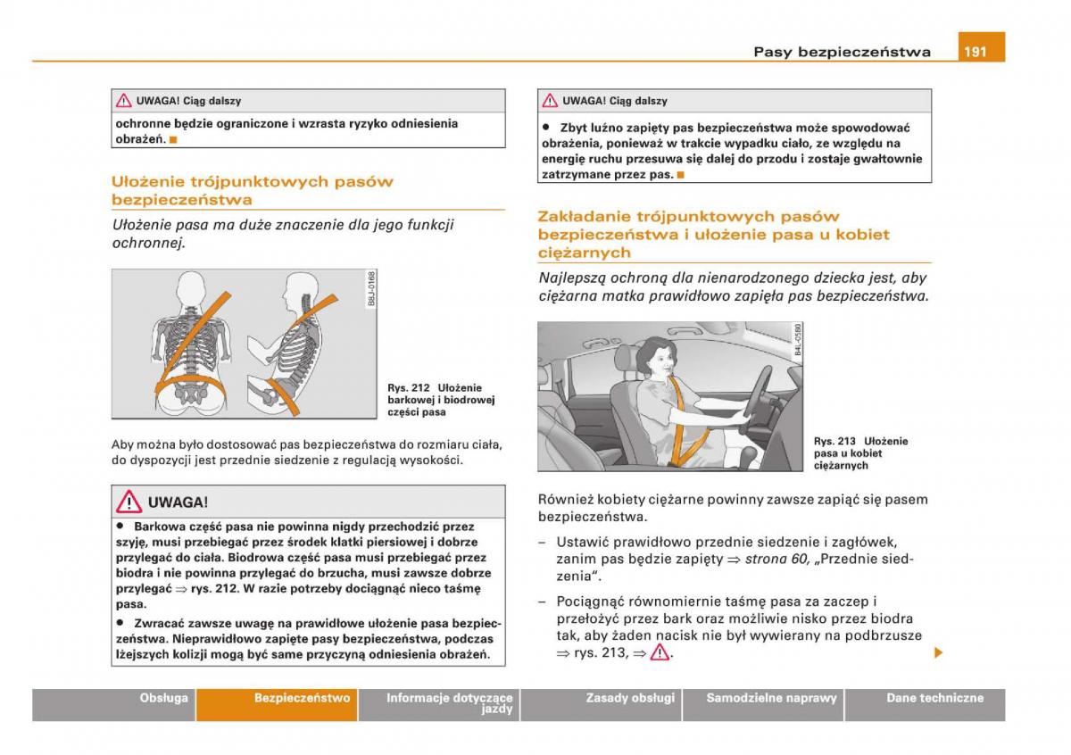 Audi Q5 instrukcja obslugi / page 193
