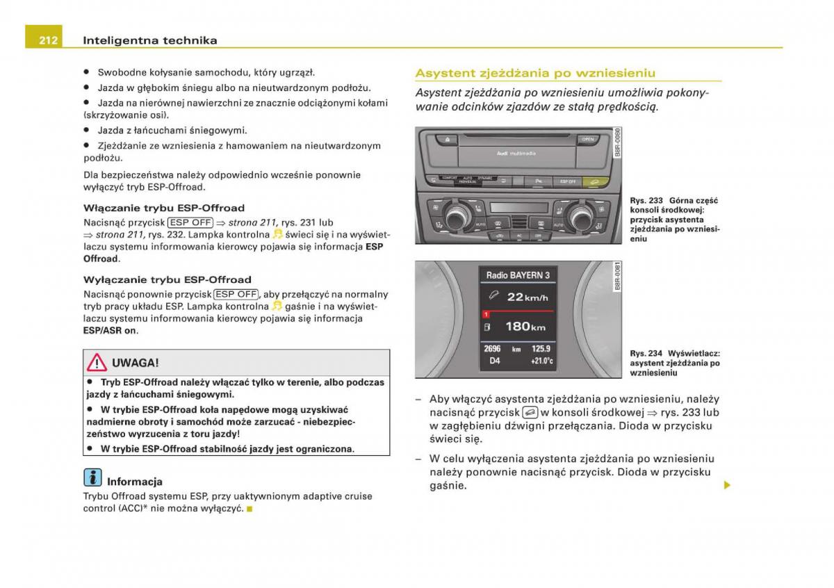 Audi Q5 instrukcja / page 214