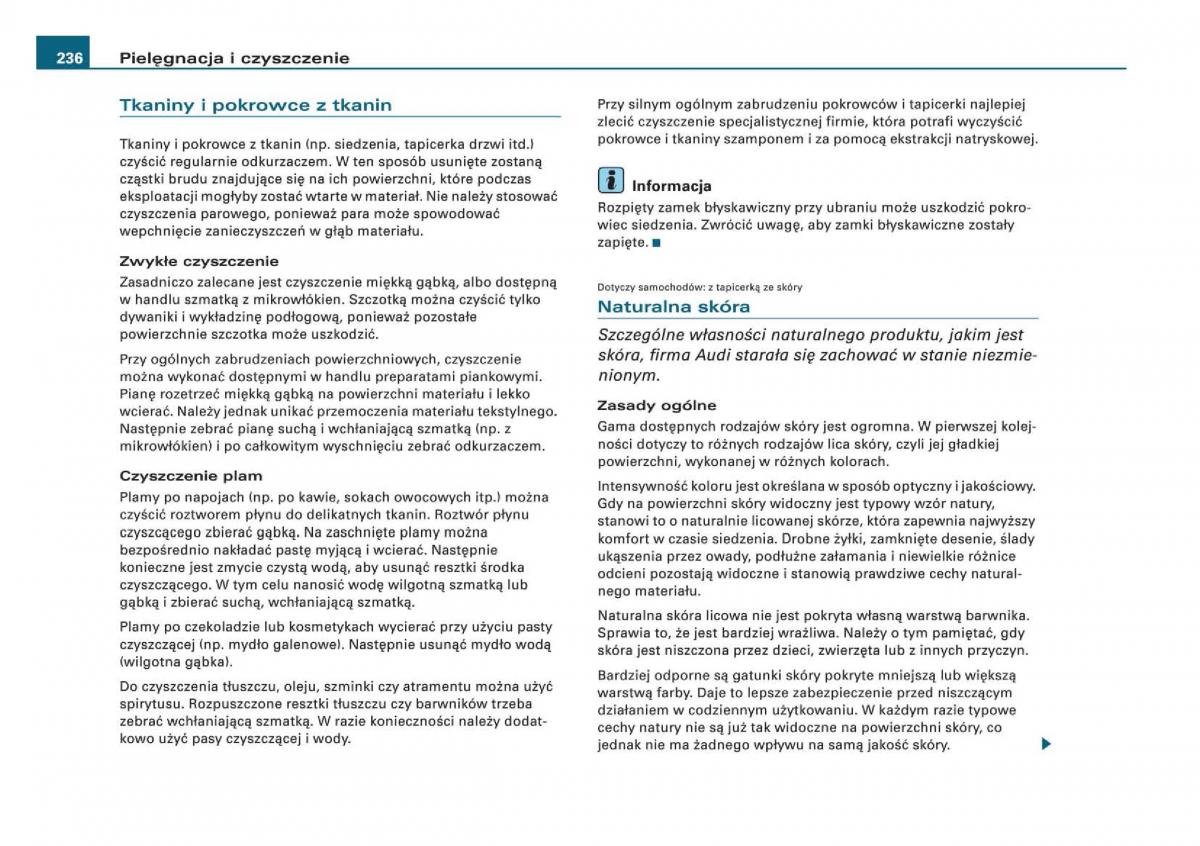 Audi Q5 instrukcja / page 238