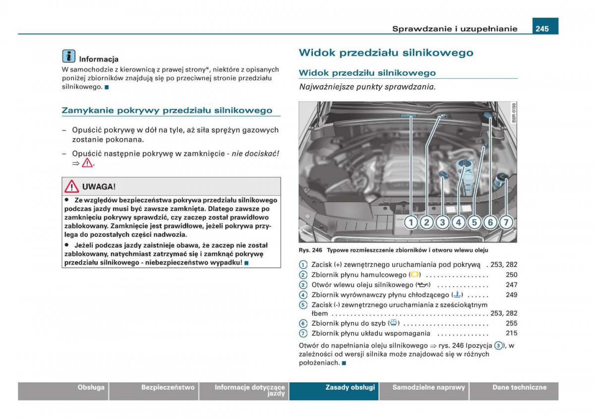 Audi Q5 instrukcja / page 247