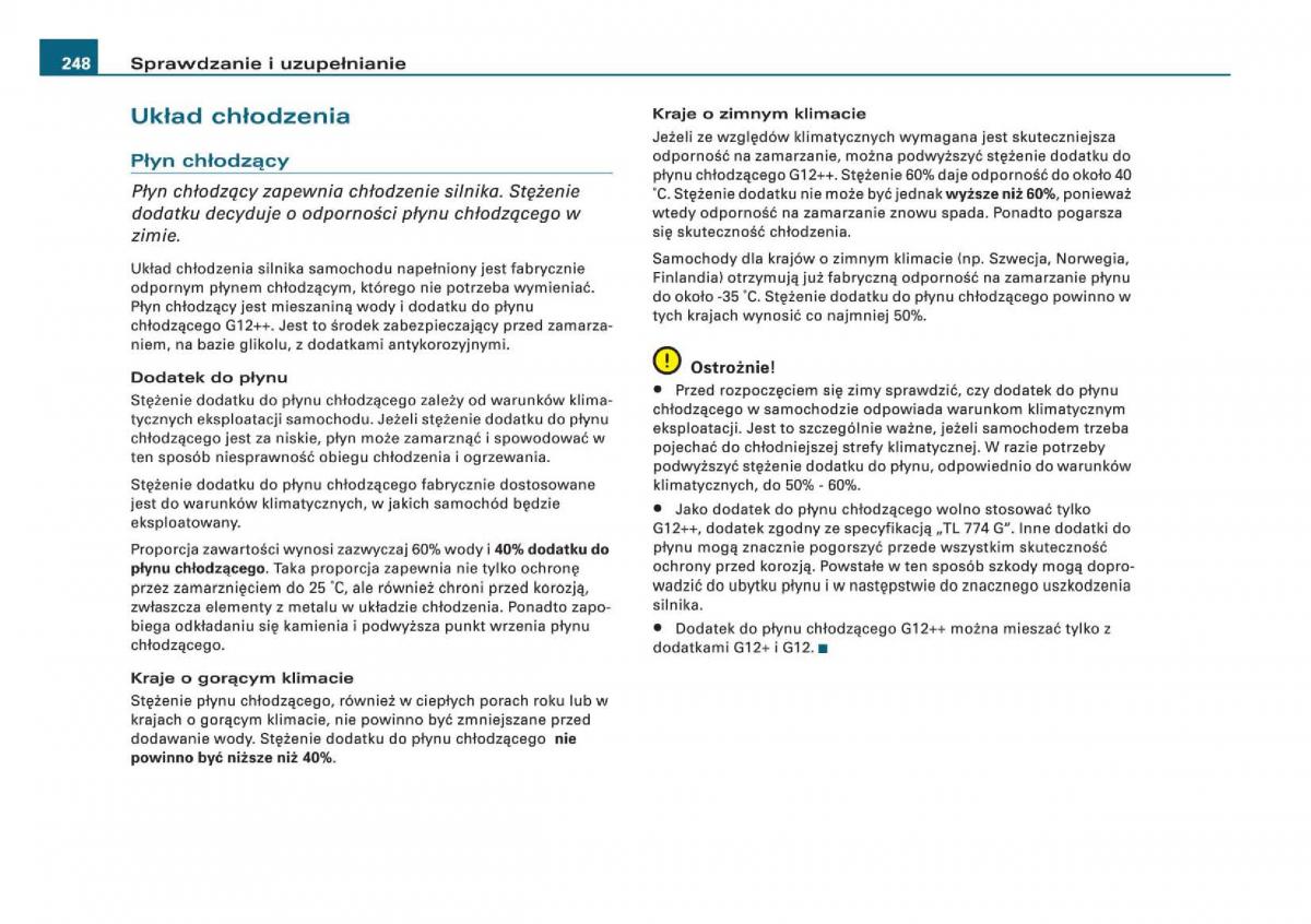 Audi Q5 instrukcja / page 250