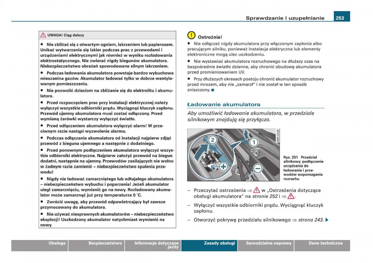 Audi Q5 instrukcja / page 255