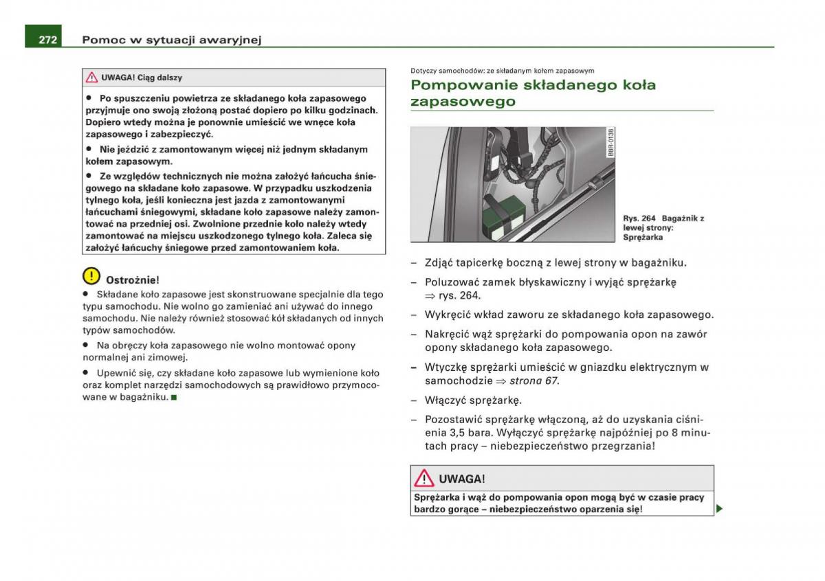 Audi Q5 instrukcja / page 274