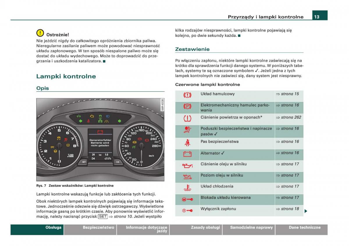Audi Q5 instrukcja / page 15