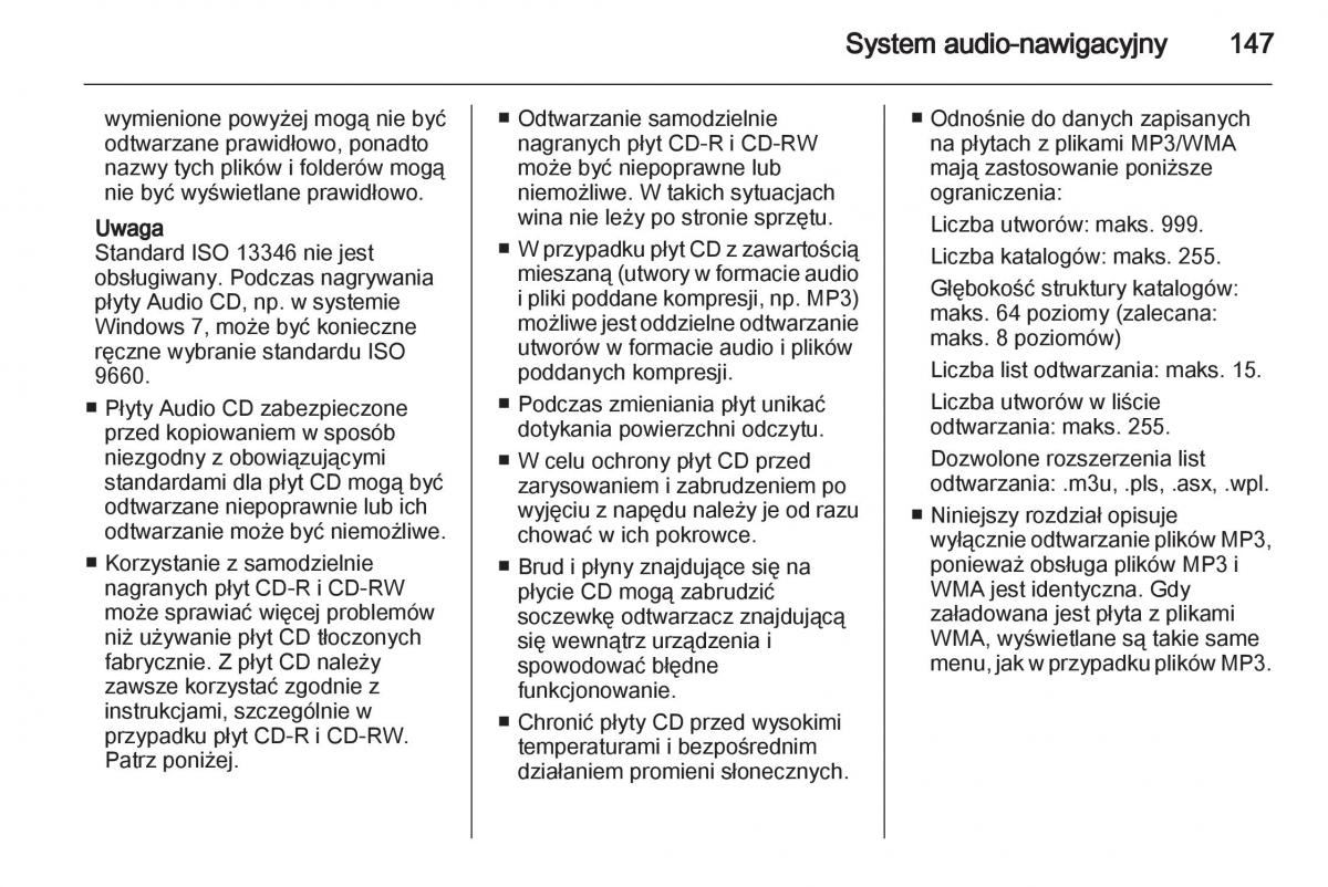 Chevrolet Orlando instrukcja obslugi / page 149