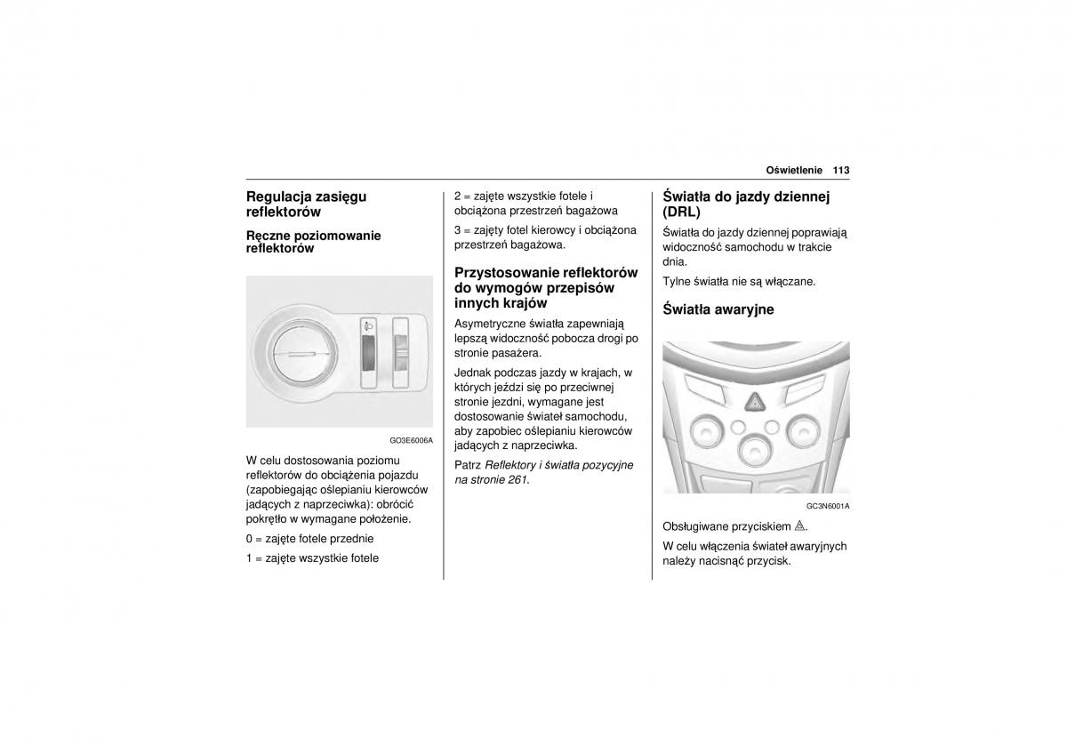 Chevrolet Trax instrukcja obslugi / page 115