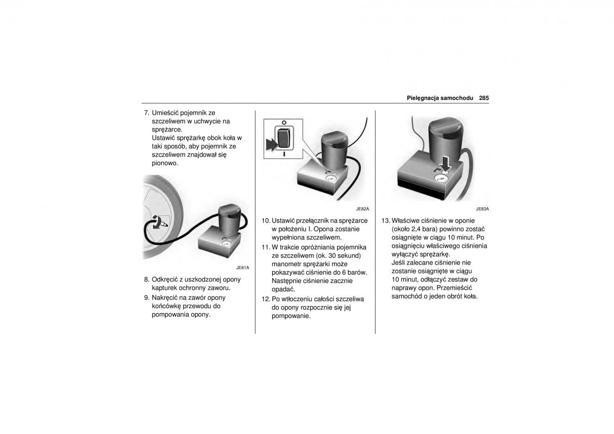 Chevrolet Trax instrukcja obslugi / page 287