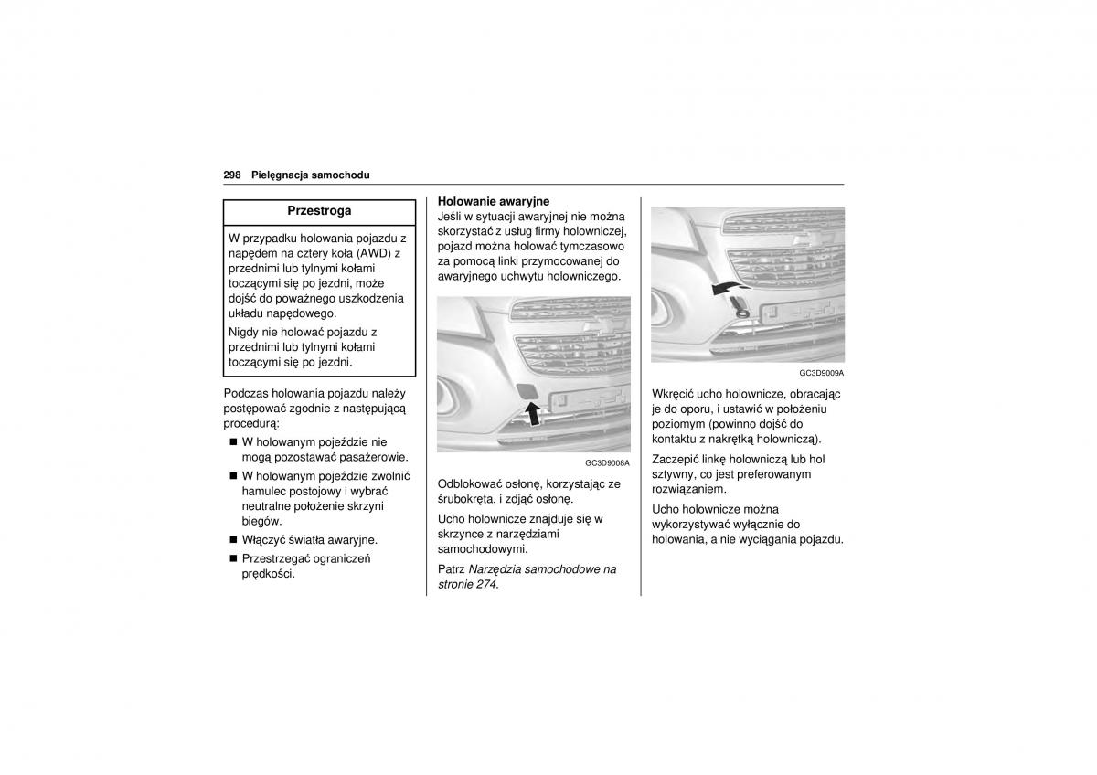 Chevrolet Trax instrukcja obslugi / page 300