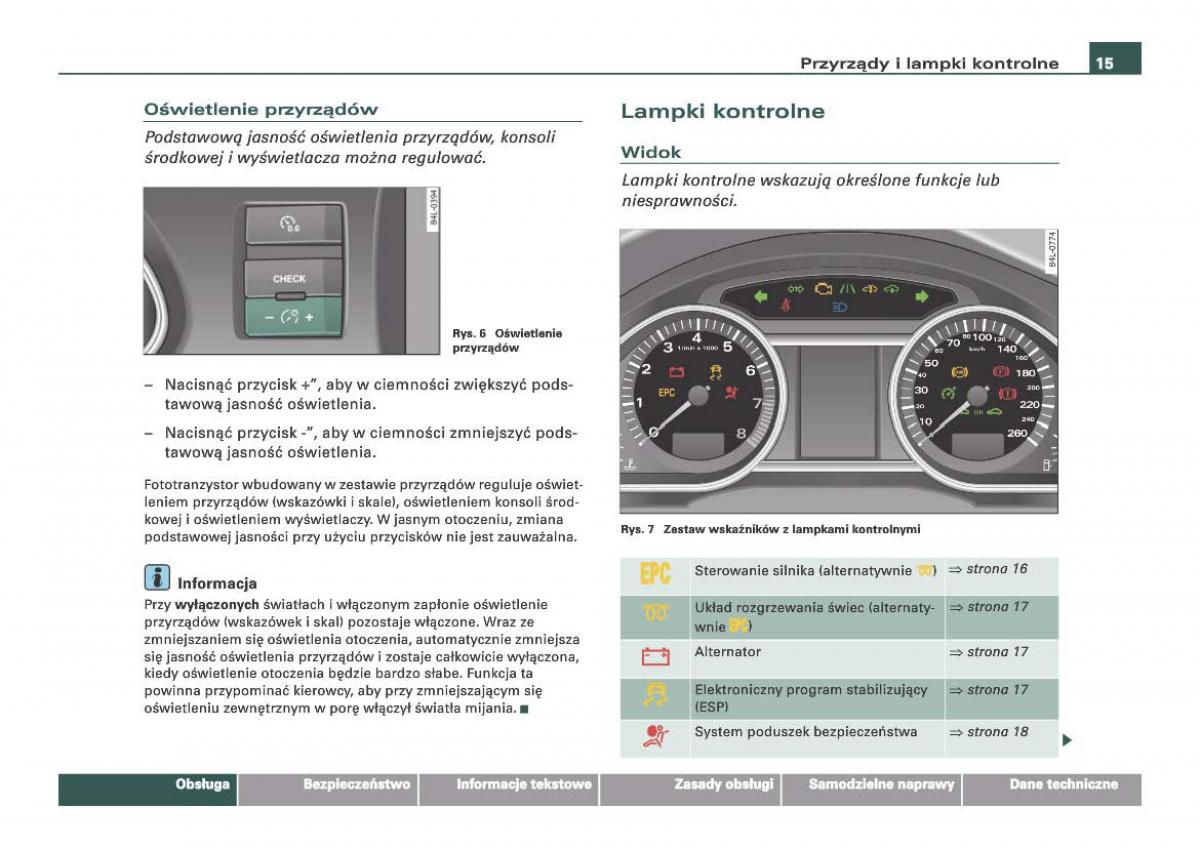 Audi Q7 I 1 instrukcja obslugi / page 15