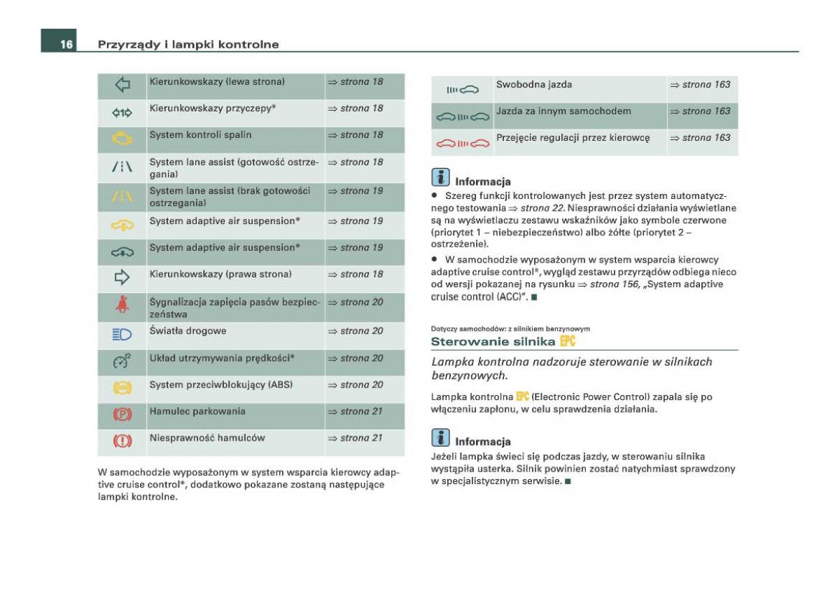 Audi Q7 I 1 instrukcja obslugi / page 16