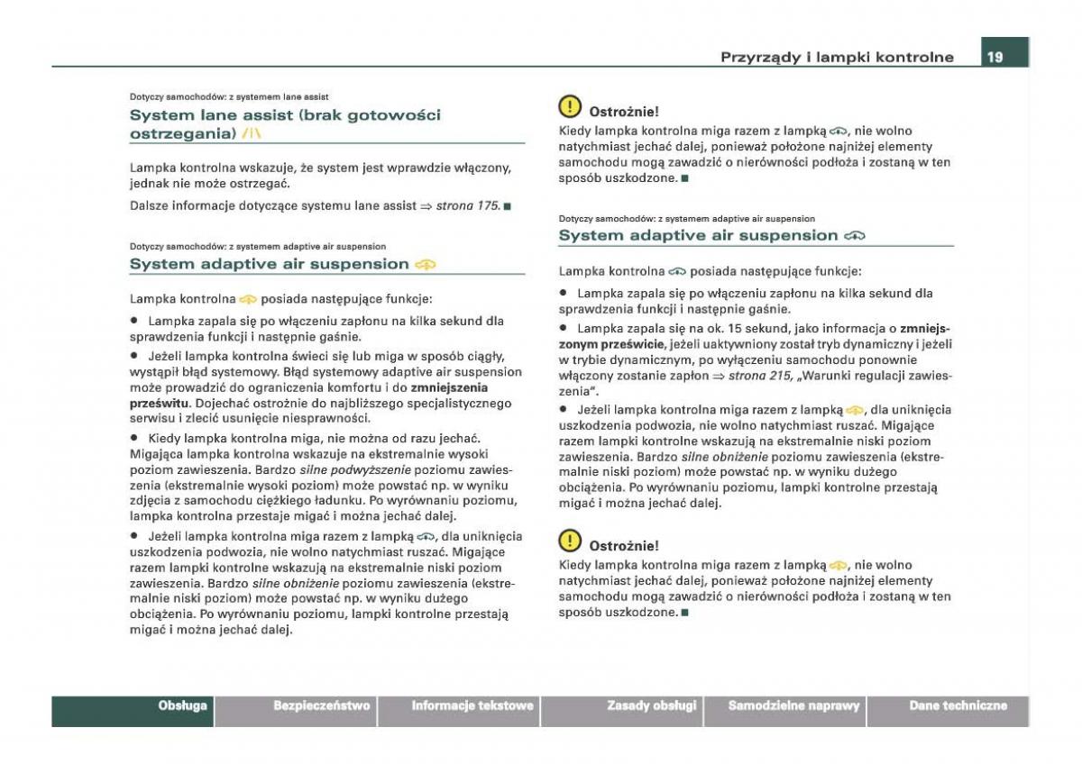 Audi Q7 I 1 instrukcja obslugi / page 19