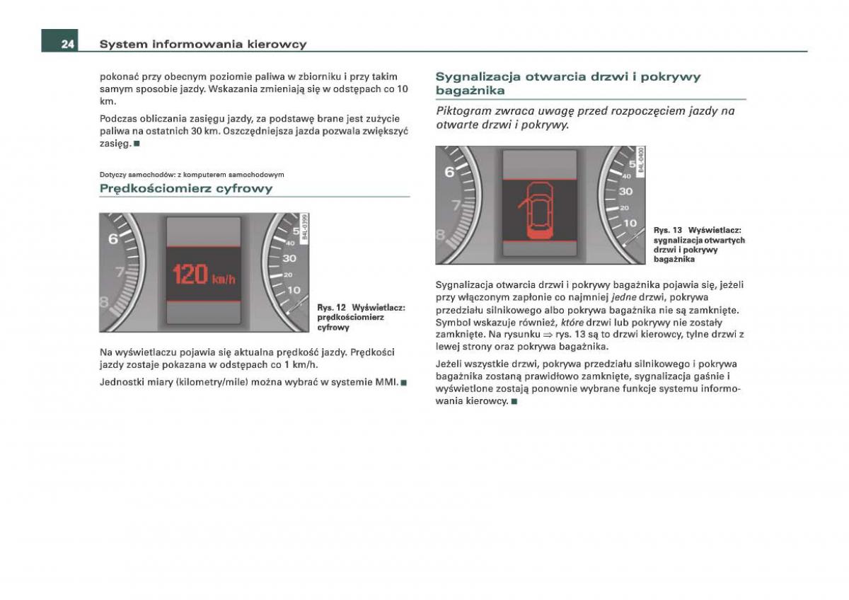 Audi Q7 I 1 instrukcja obslugi / page 24