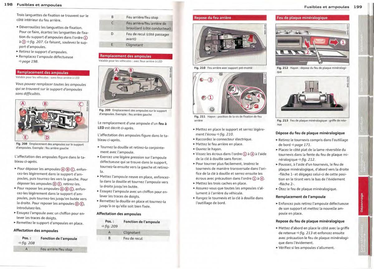 Audi A1 manuel du proprietaire / page 99