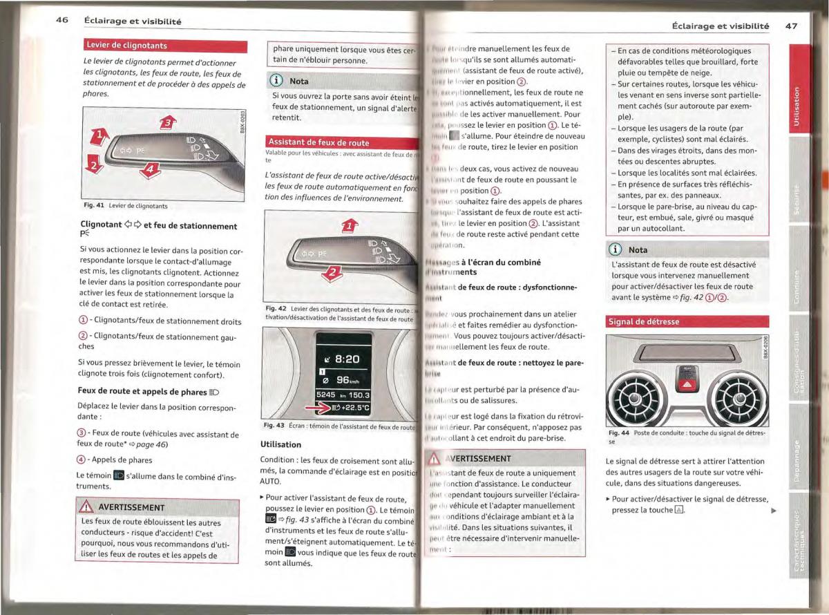 Audi A1 manuel du proprietaire / page 23