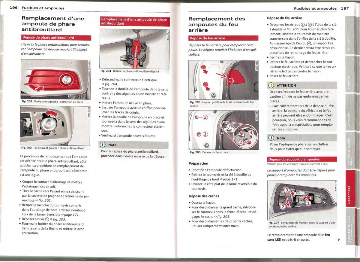 Audi A1 manuel du proprietaire / page 98