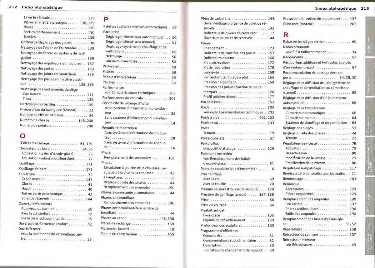Audi A1 manuel du proprietaire / page 106