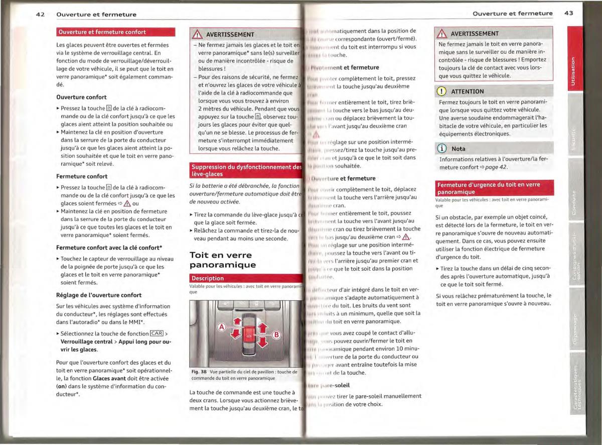 Audi A1 manuel du proprietaire / page 21