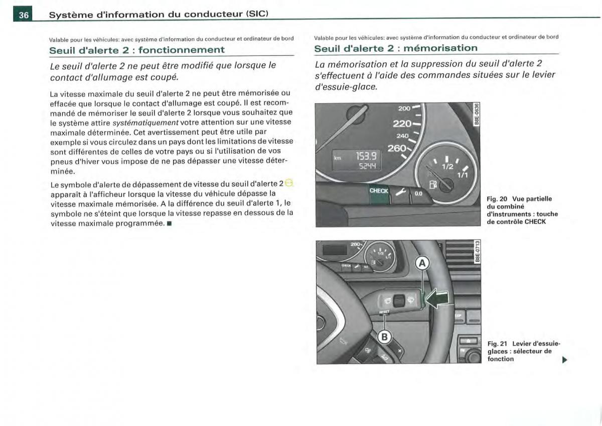 Audi A4 S4 B7 8F manuel du proprietaire / page 34