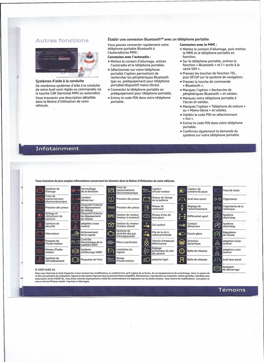 Audi A5 manuel du proprietaire / page 8
