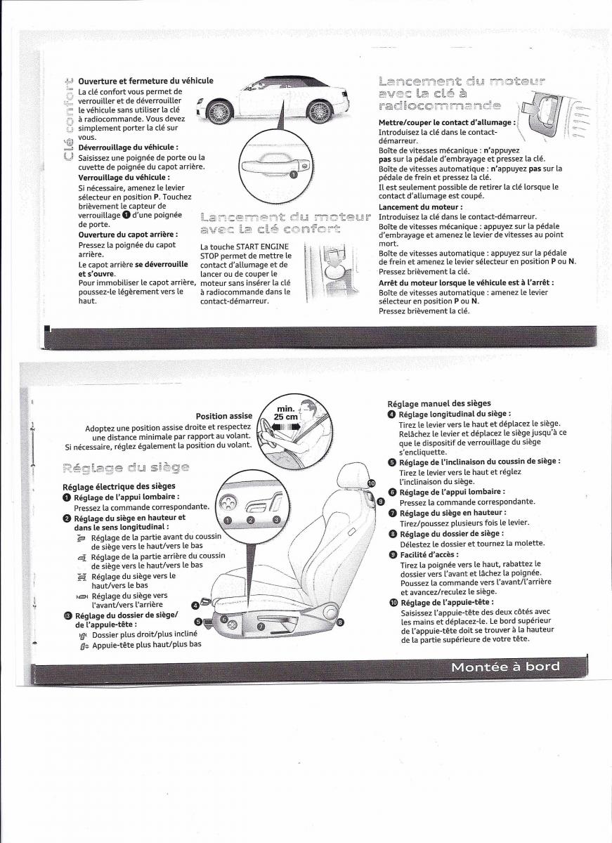 Audi A5 manuel du proprietaire / page 4