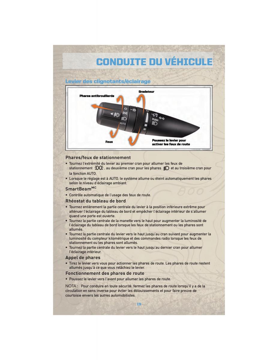 Jeep Commander XK XH manuel du proprietaire / page 21