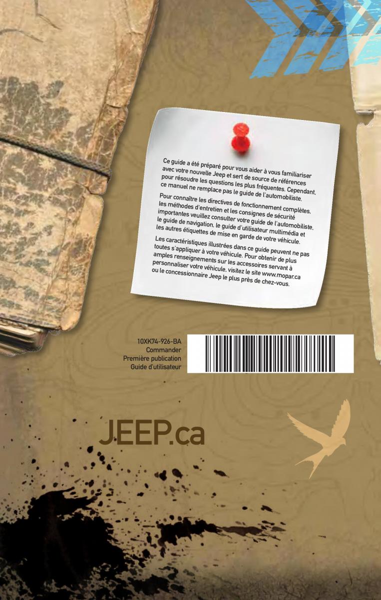 Jeep Commander XK XH manuel du proprietaire / page 88