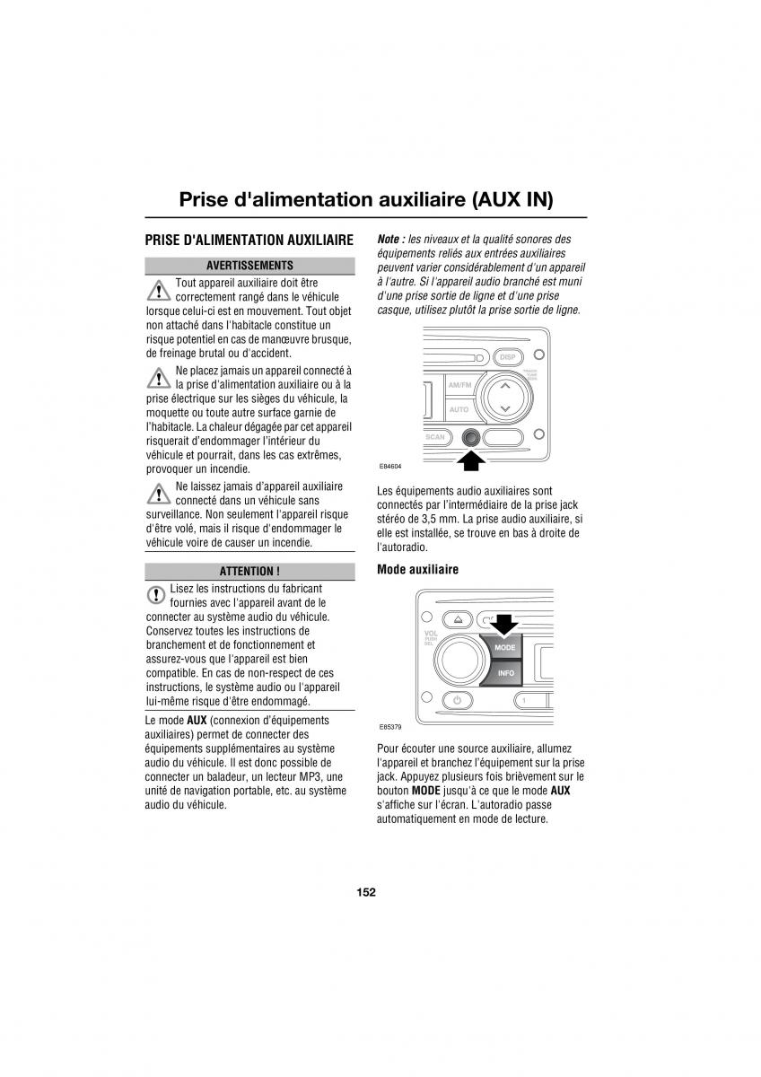 manual  Land Rover Defender manuel du proprietaire / page 8