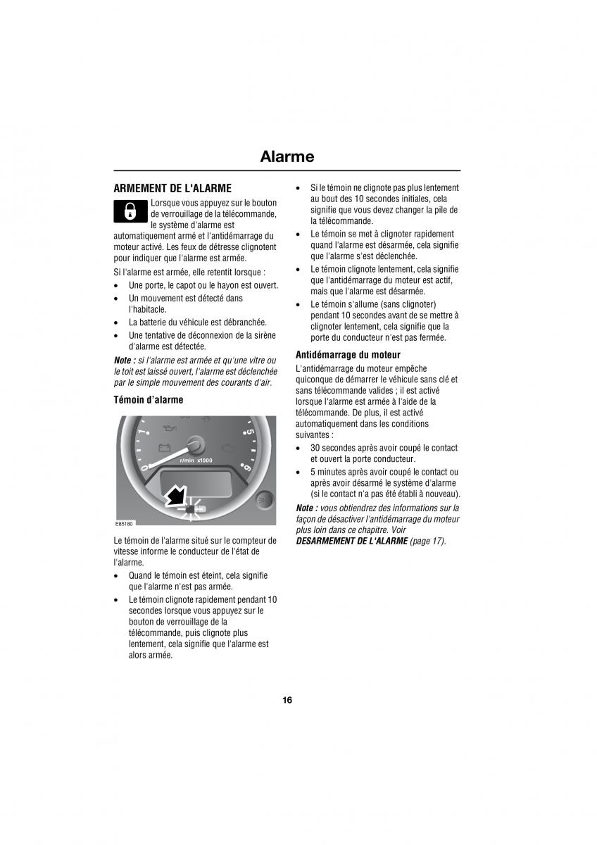 Land Rover Defender manuel du proprietaire / page 142