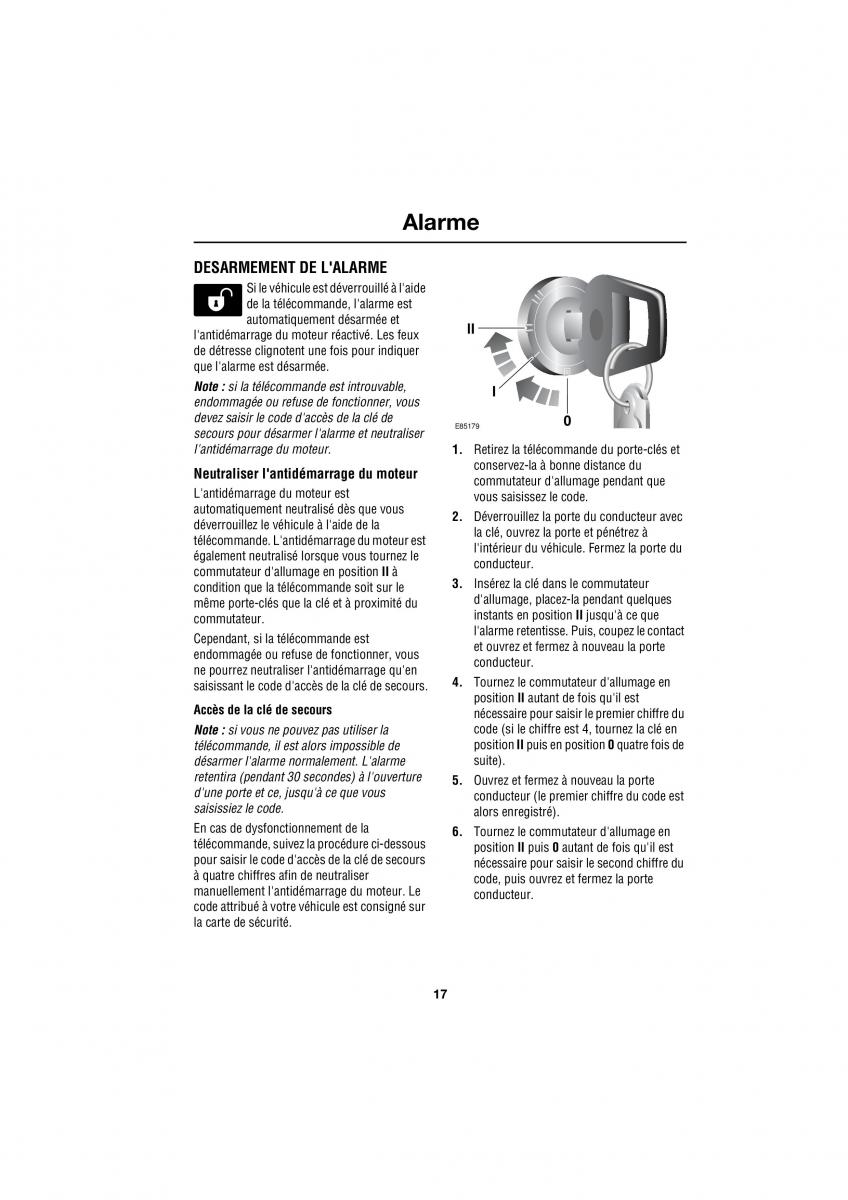 Land Rover Defender manuel du proprietaire / page 143