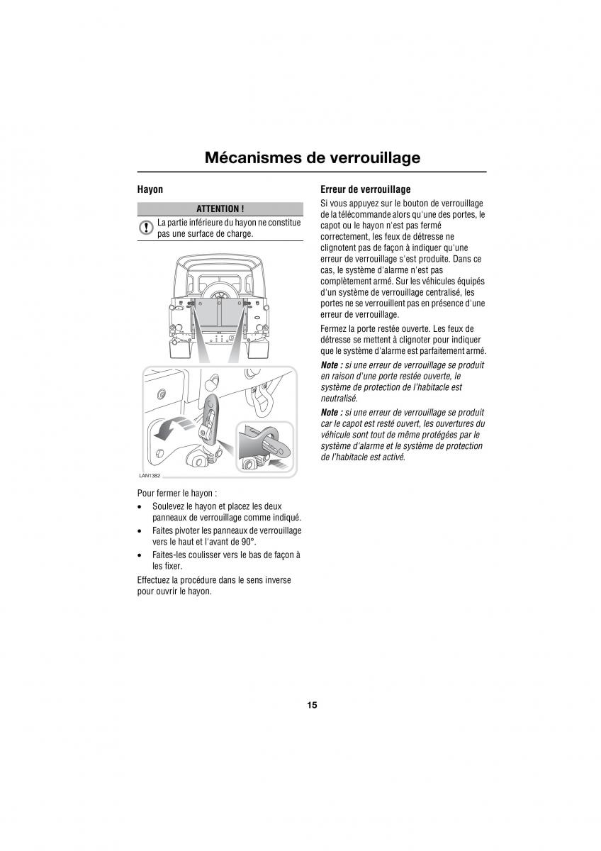 manual  Land Rover Defender manuel du proprietaire / page 146