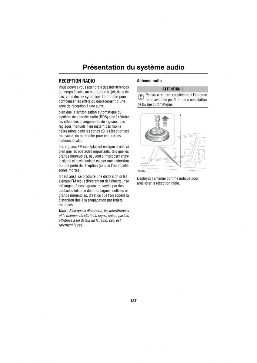 Land Rover Defender manuel du proprietaire / page 23