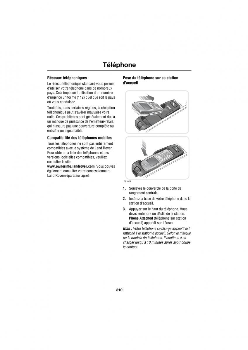 Land Rover Range Rover III 3 L322 manuel du proprietaire / page 31