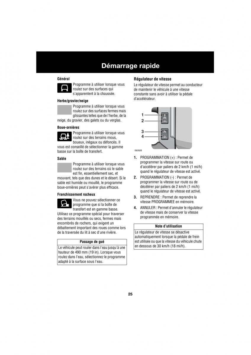 Land Rover Range Rover III 3 L322 manuel du proprietaire / page 358