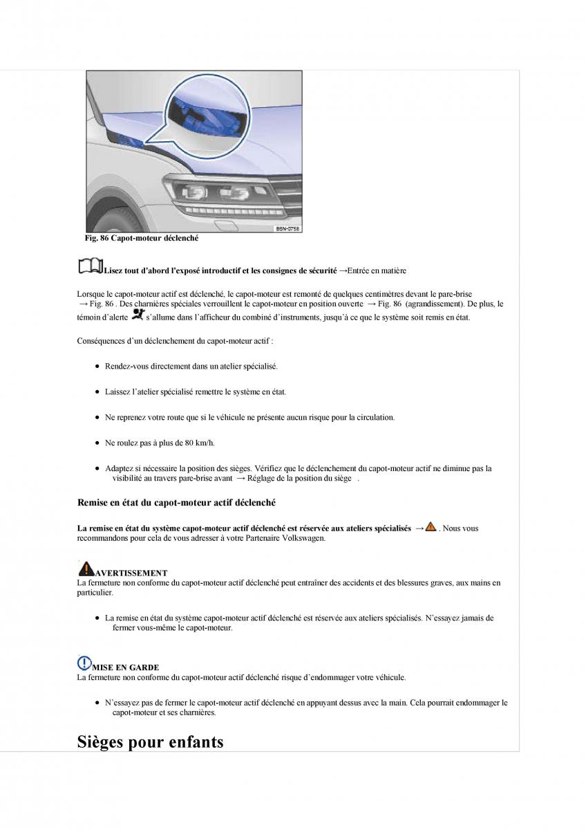 VW Tiguan II 2 manuel du proprietaire / page 147