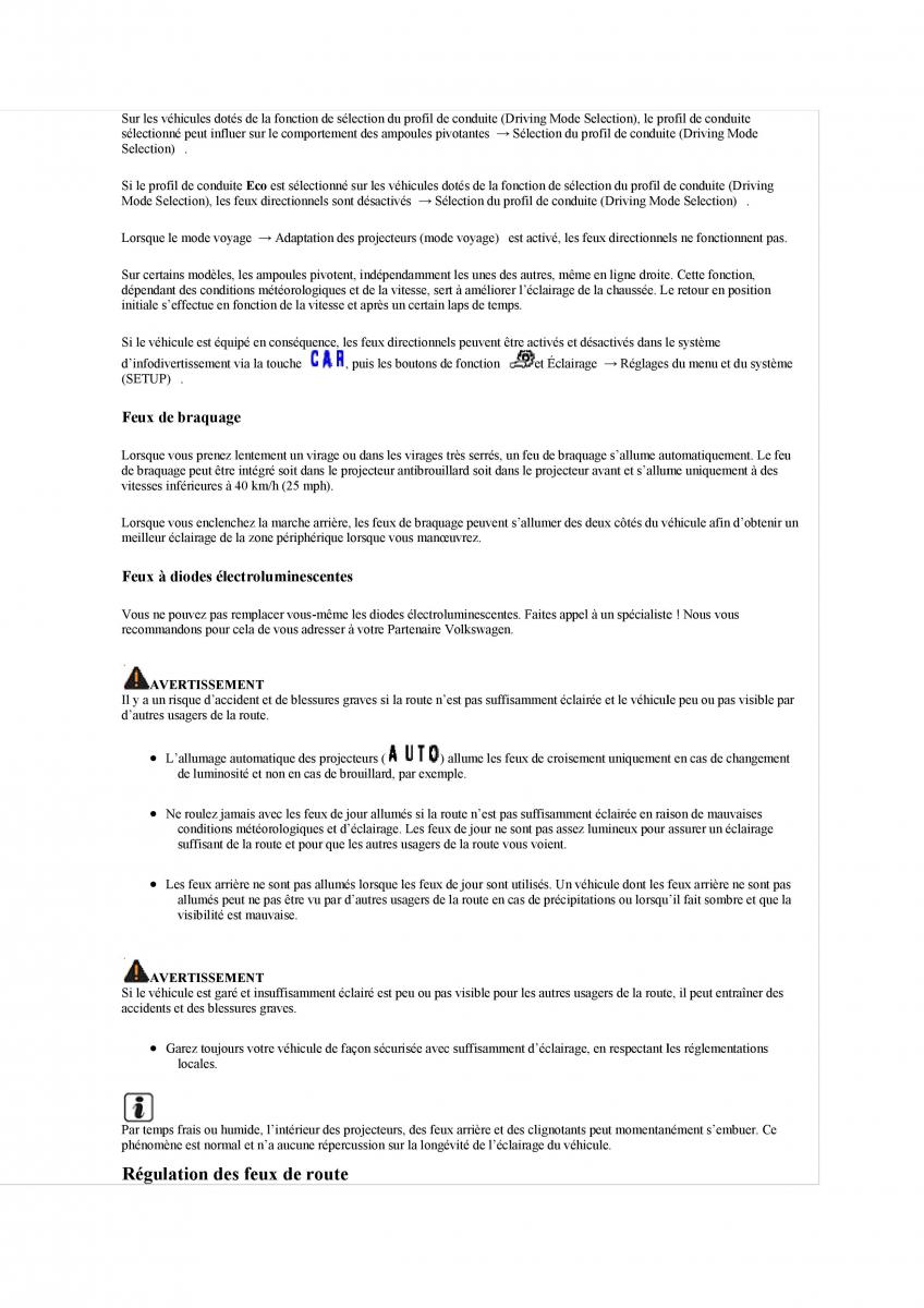 VW Tiguan II 2 manuel du proprietaire / page 166