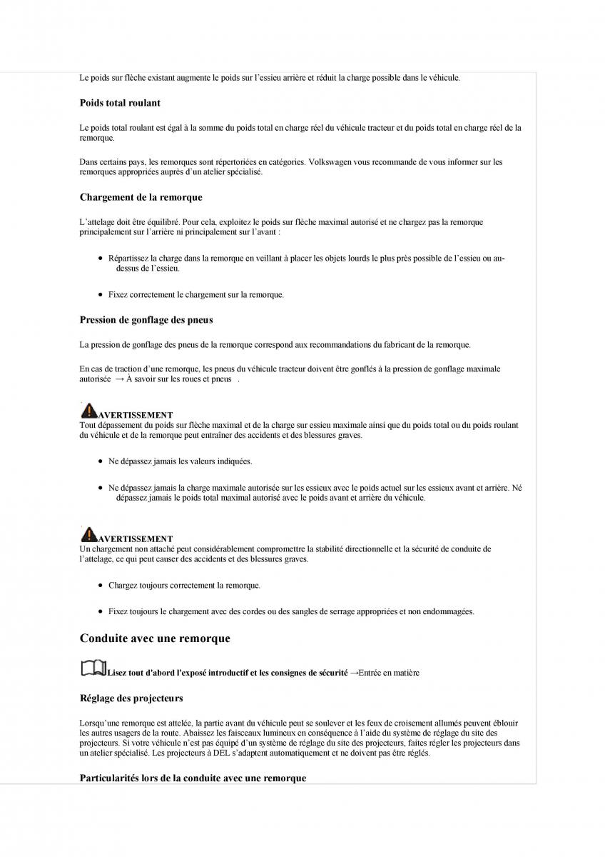 VW Tiguan II 2 manuel du proprietaire / page 217