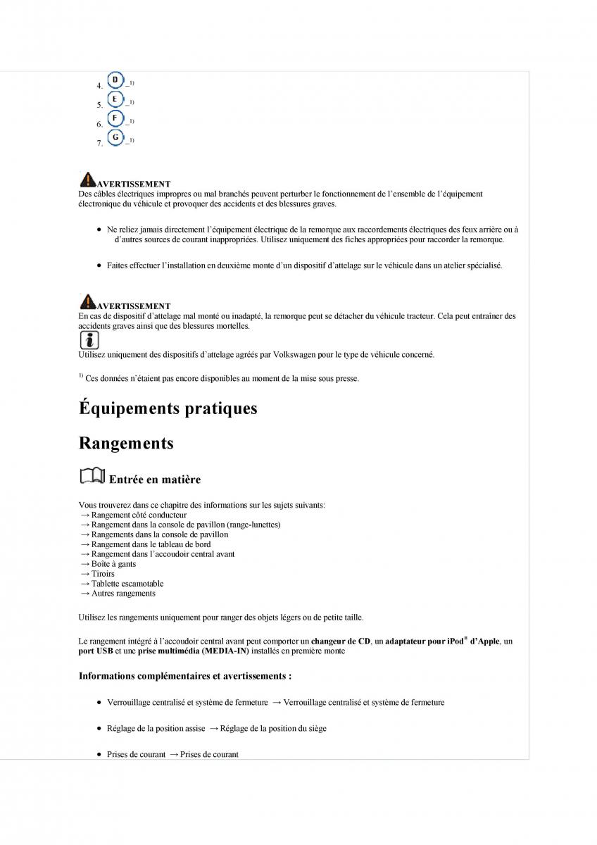 VW Tiguan II 2 manuel du proprietaire / page 221