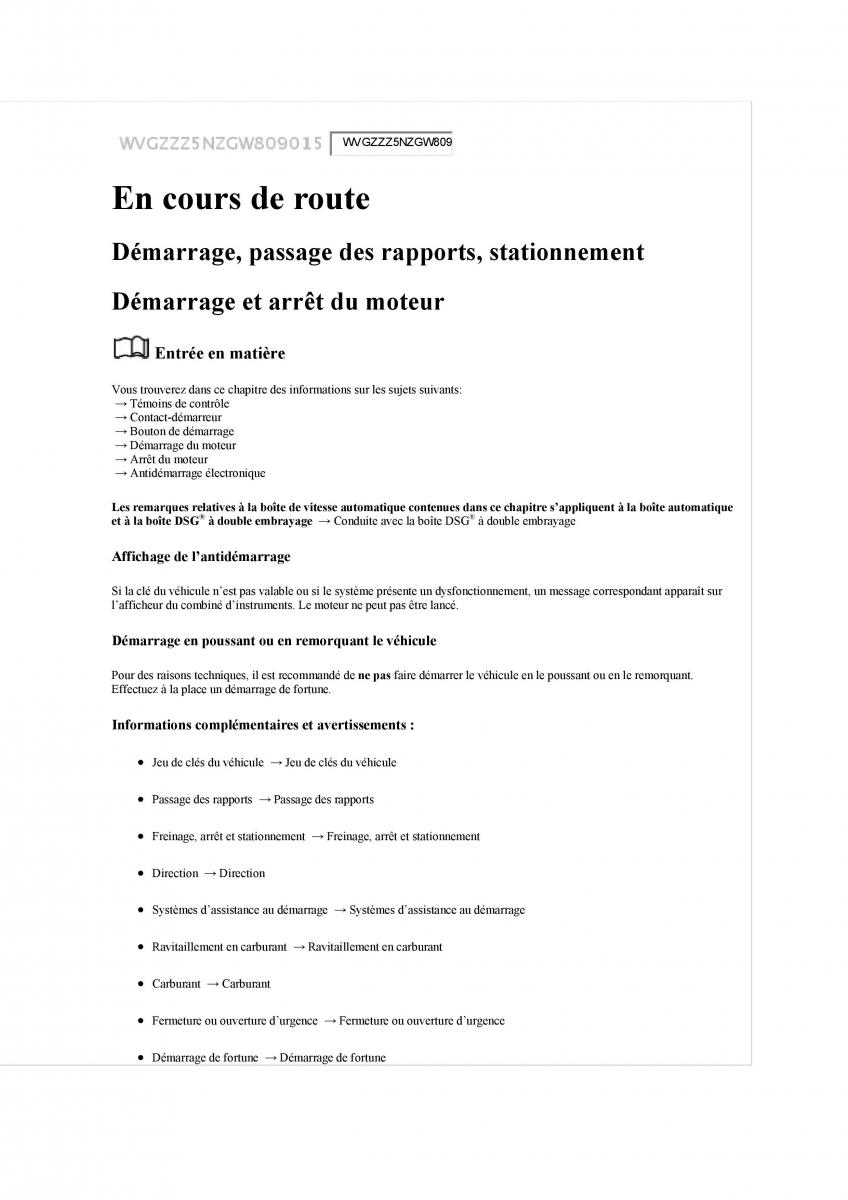 VW Tiguan II 2 manuel du proprietaire / page 239