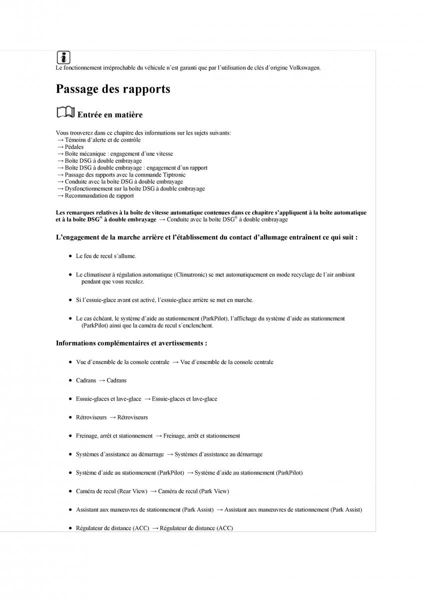 VW Tiguan II 2 manuel du proprietaire / page 248