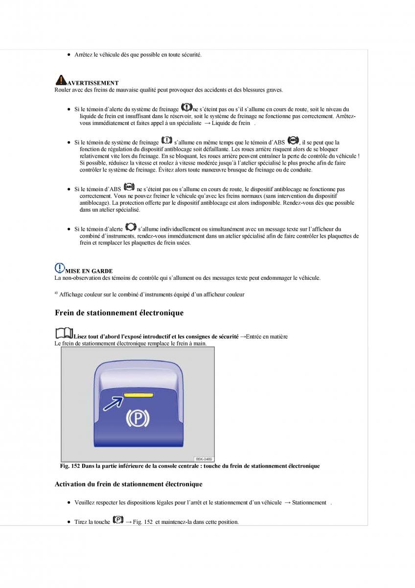 VW Tiguan II 2 manuel du proprietaire / page 266